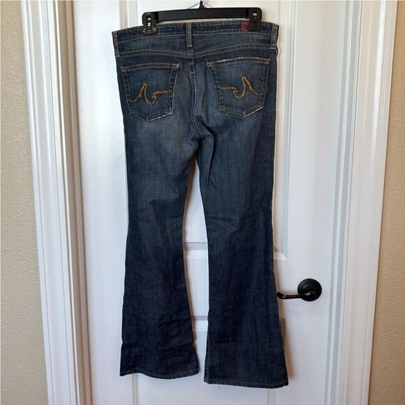 AG Adriano Goldshmied The Angel Jeans Size 31R Medium Wash Bootcut Denim Pants - Picture 3 of 6